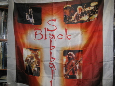 BLACK SABBATH OFFICIAL US 84 PAINOS K SEINÄLIPPU - VERY RARE
