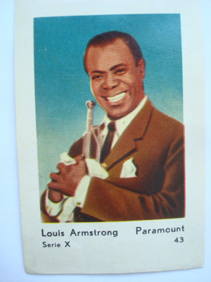 Purkkakuvat Hellas: Serie X 43,  LOUIS ARMSTRONG