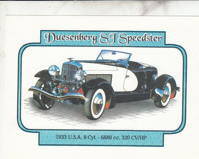 Auto  Duesenberg SJ Speedster   p140