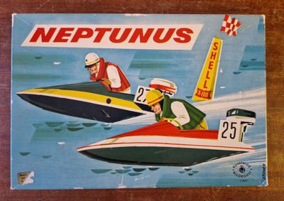 Neptunus Kuvataiteen Lautapeli 1950-1960-luvulta