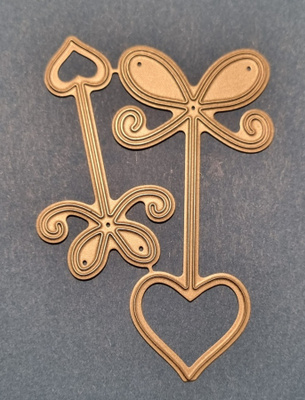 Memory Boxin stanssi "PRECIOUS HEARTS/ kaksi sydäntä"