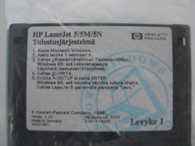 HP LASERJET 5/5M/5N OHJELMOINTIKORPUT
