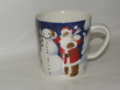 Arabia Santa Claus Muki Lumiukko 0,3 l, tarrallinen,,, 1 kpl