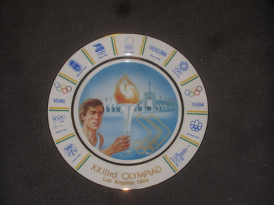 XXIIIrd Olympiad Los Angeles 1984 - muistolautanen