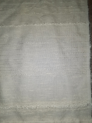 Luonnonvaalea verho 2 kpl 123x84cm