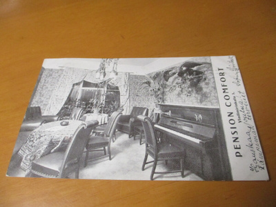 Helsinki Pension Comfort mainoskortti - 1913