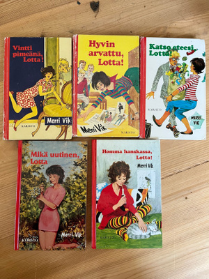 Merri Vik Lotta-kirjoja 4€/kpl