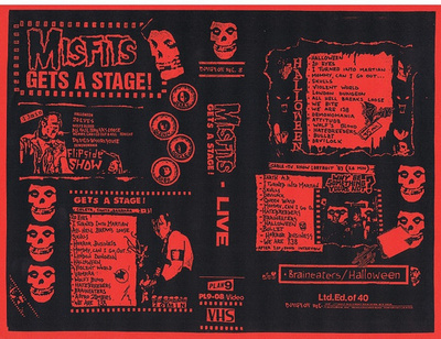 MISFITS get`s a stage VIDEO -1985- vhs pal