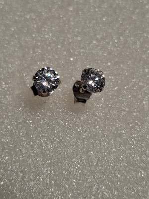 Hopeiset zirconia kivellä Uudet 6 mm