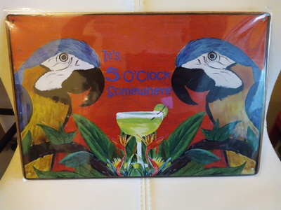 PELTIKYLTTI IT'S 5 O'CLOCK SOMEWHERE 30X20CM *UUSI!*
