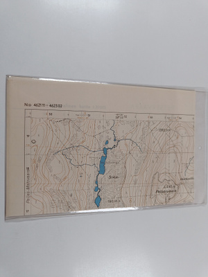 Topografinen kartta 1:20 000, N:o 4621 11+4623 02 : Petse...