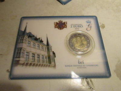 2012 Luxemburg Royal Wedding CoinCard