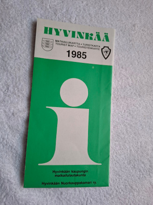 Hyvinkää matkailukartta v.1985