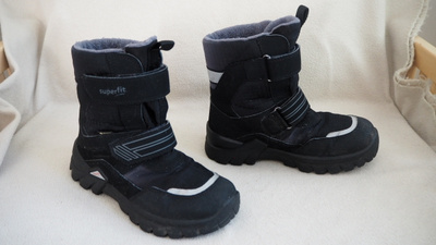 SUPERFIT GORE-TEX talvikengät, koko 34, mustat