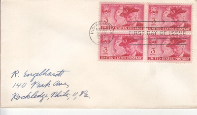 USA FDC 1948  nelilöllä