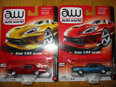 Auto World 1/64 -70Mercury Cougar punainen