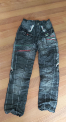 Mustanharmaat farkut koko 128 / 134
