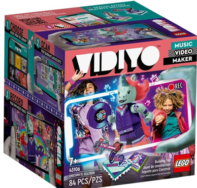 [ LEGO ] 43106 Vidiyo BeatBox Unicorn DJ (UUSI 2021)