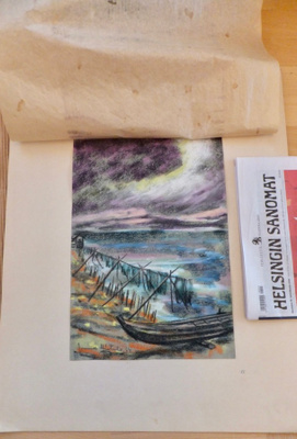 VANHA PastelliMaalaus Jorma Hietala 1964 KOMEA
