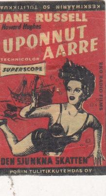 Uponnut aarre, Jane Russell . Elokuva  b372