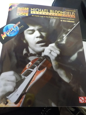 MICHAEL BLOOMFIELD - LEGENDARY LICKS KITARA NUOTTIKIRJA + CD