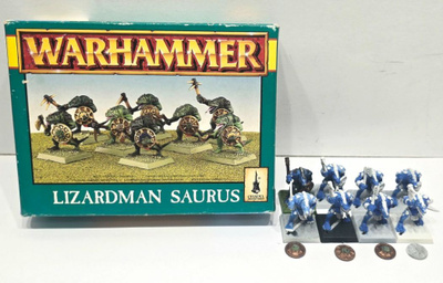 WHFB - 8kpl Lizardman Saurus Warriors