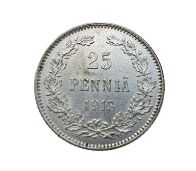 25 penniä 1913 - Hienokuntoinen!