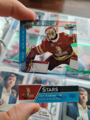 2022-23 Upper Deck Clear Cut Jan Bednar Porin Ässät