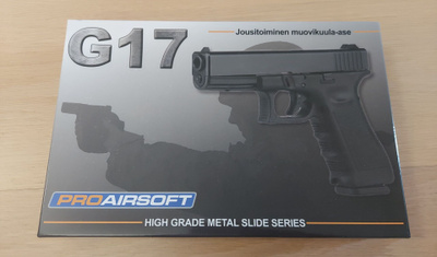 Pro airsoft G17 Jousitoiminen muovikuula-ase / pistooli