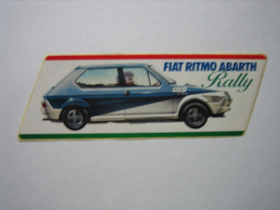 Fiat rallitarra 1 : Fiat Ritmo Abarth Rally