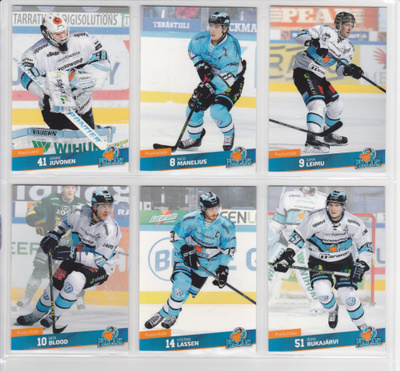 2016-17 Cardset Series1 Pelicans Team Set 12 korttia(109-120