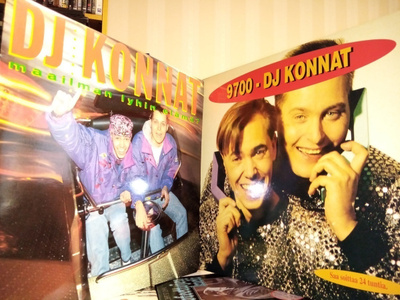 2 kpl paketti DJ KONNAT LP- levyjä ( SIS POSTIKULU  )