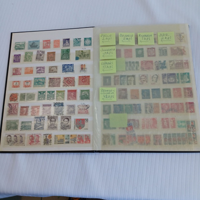 Kerkkä 63/6/26 Vanha postimerkkikansio 16 sivua