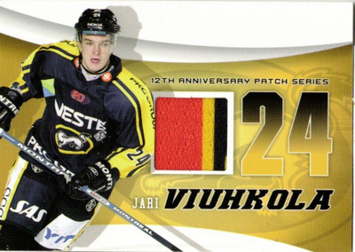 2010-11 Cardset  JARI VIUHKOLA Kärpät  Patch