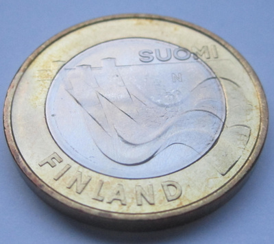 Suomi 5 € 2013 - Maakuntien rakennukset, Karjala... (UNC)