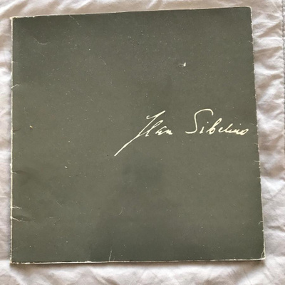 Jean Sibelius harvinainen kirja, 1965, 1.painos