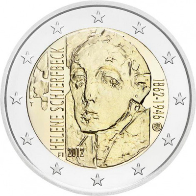 Suomi 2012 2 € Helene Schjerfbeck UNC
