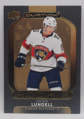 2021-22 Upper Deck Ovation Gold Foil Anton Lundell