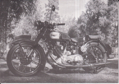 Moottoripyörä , PANTHER 100, 600cc, 1950 e84