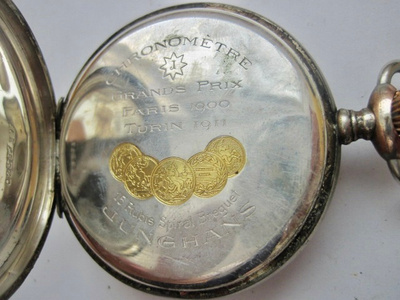 VANHA Kello Junghans Grand Prix 1900/1911 Hopeaa UPEA SIISTI
