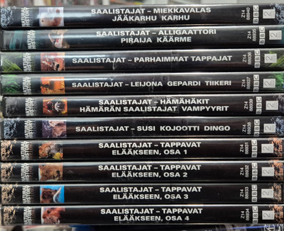 BBC Natural History 10 Kpl -DVD