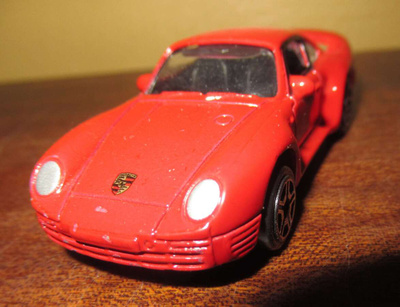Porsche 959 pienoismalli, pit 7,3cm.