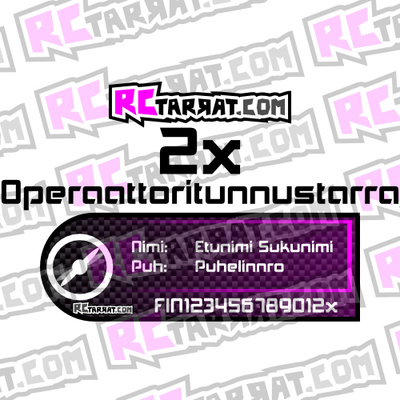 RCtarrat.com:n Operaattoritunnustarra (043)