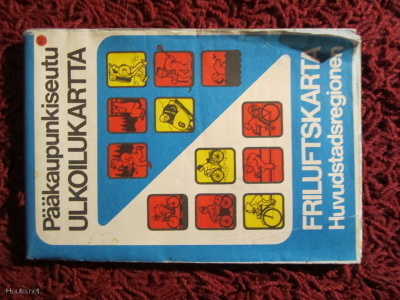 PÄÄKAUPUNKISEUTU ULKOILU KARTTA 1987