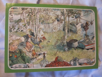 Carl Larsson / Kräftfångst