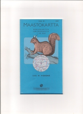 Maastokartta 1:20 000 Vieremä