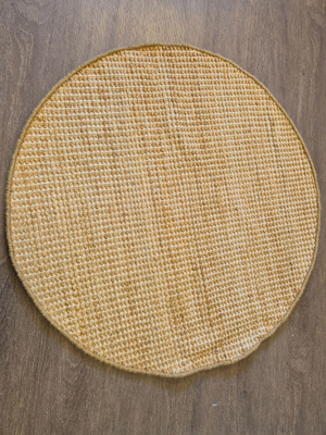 Juuttimatto pyöreä halk. 100cm