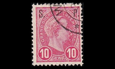 Luxemburg 61 o Virkamerkki 10 C (1895)