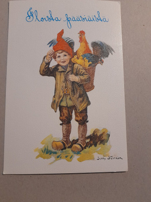 Jenny Nyström: Poika, kukko kontissa