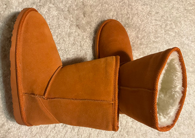Oranssit talvikengät nahkaa x- tralight 40